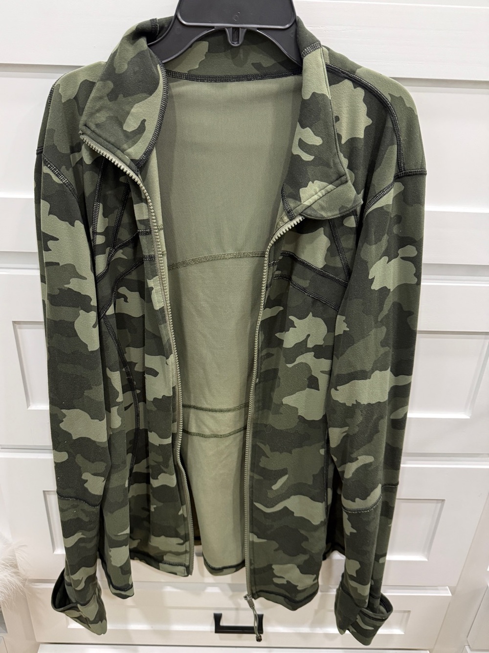 Lululemon Camo Full-Zip Define Jacket - Green Camouflage